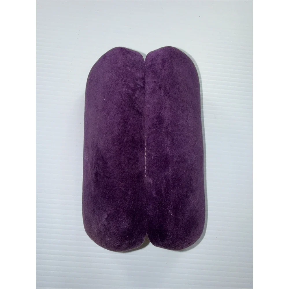Gucci Purple Velvet Eyeglass Case Hard Shell Authentic Large Size Glasses Holder - Picture 3 of 7